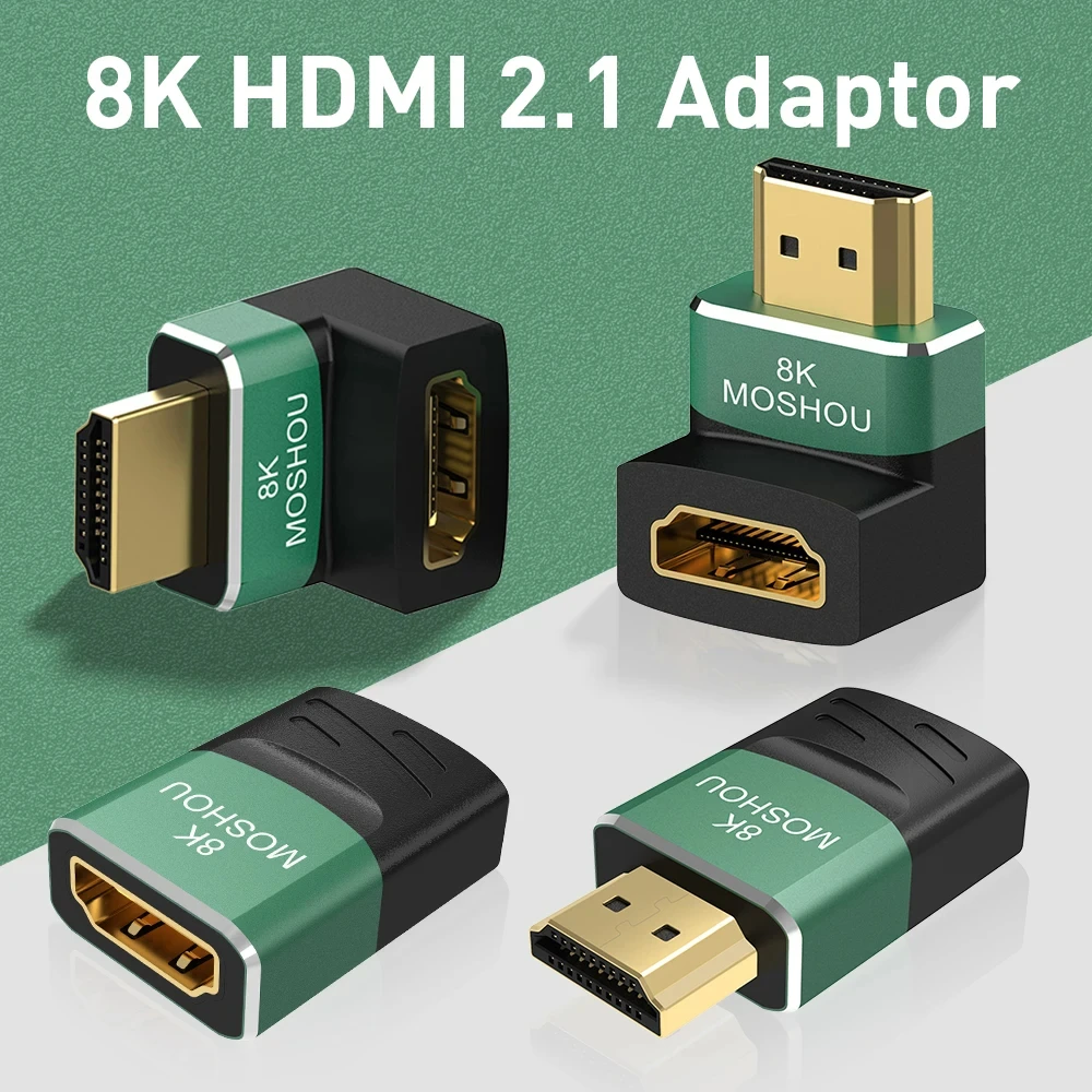 Adaptador HDMI 8K MOSHOU Macho a Hembra 90°/270° para PS5 - imagen 2
