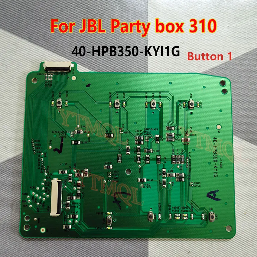 1 Uds. Interruptor de llave Original de marca para JBL Partybox310 Partybox 310 40-HPB350-KEI1G botón 1 40-HPB350-KYI1G botón 2 - imagen 4