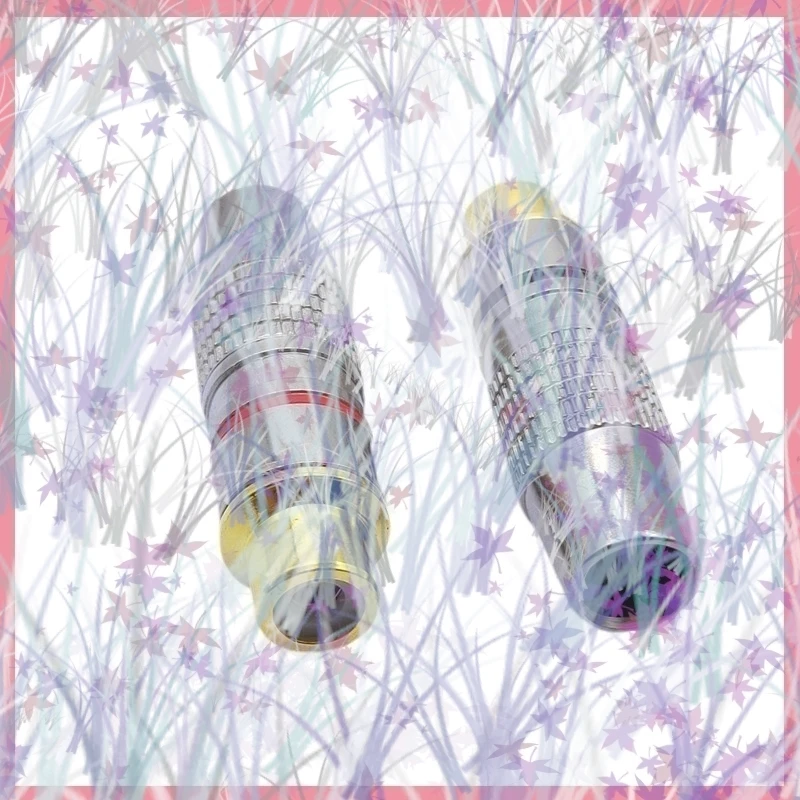 2/4/10 Uds RCA hembra Jack enchufe soldadura Audio Video adaptador conector RCA hembra negro rojo convertidor Cable Coaxial chapado en oro B6