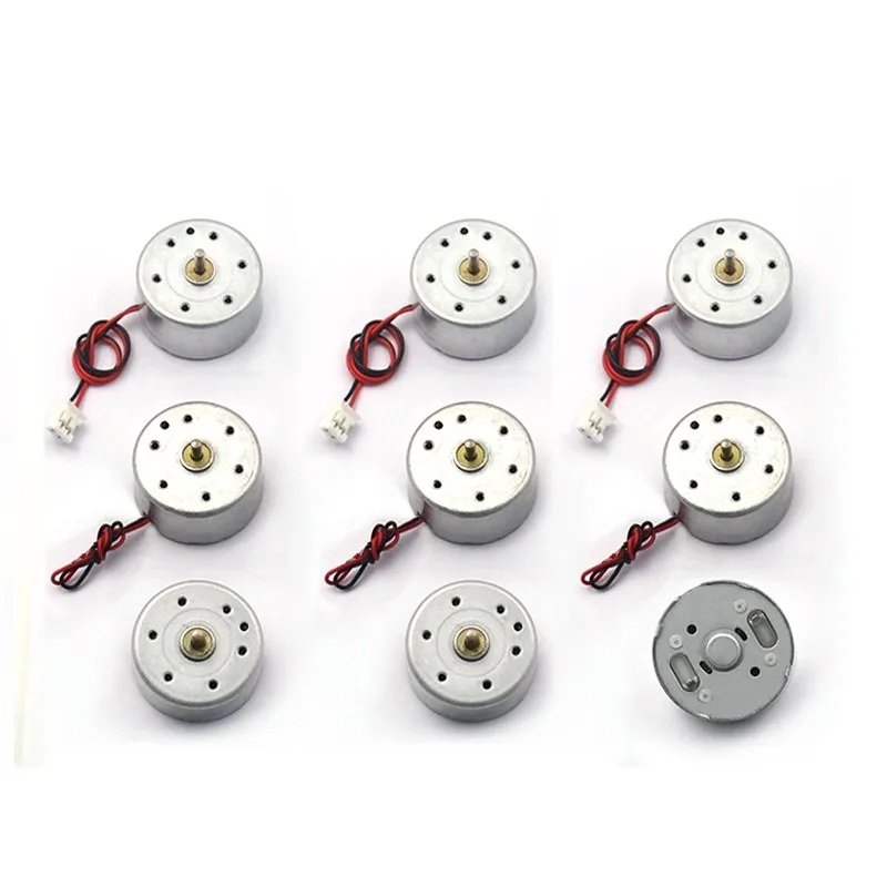 Mini Motor de CC R300C con cable sin cable, 1 piezas, Motor de alta velocidad hecho a mano, bricolaje, herramientas de maquinaria eléctrica - imagen 2