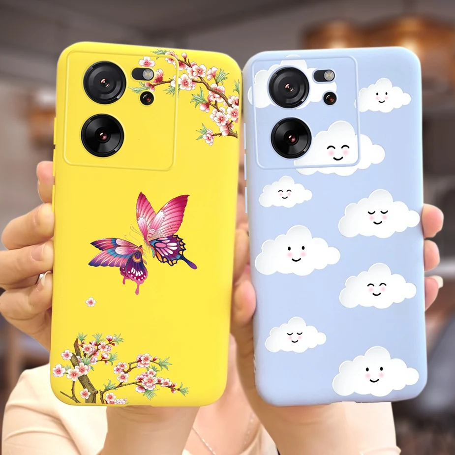 Para Xiaomi 13T Pro funda encantadora cubierta trasera pintada de caramelo 6,67 ''funda de teléfono de silicona suave para Xiaomi Mi 13T Pro 13TPro Fundas Capa - imagen 4