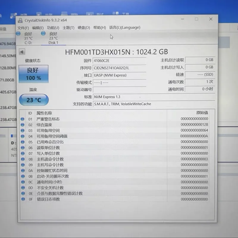Original para SSD Hynix BC711 1T 2242 M.2 NVME unidad de estado sólido PCIe 3,0 X 4 portátil de escritorio - imagen 5