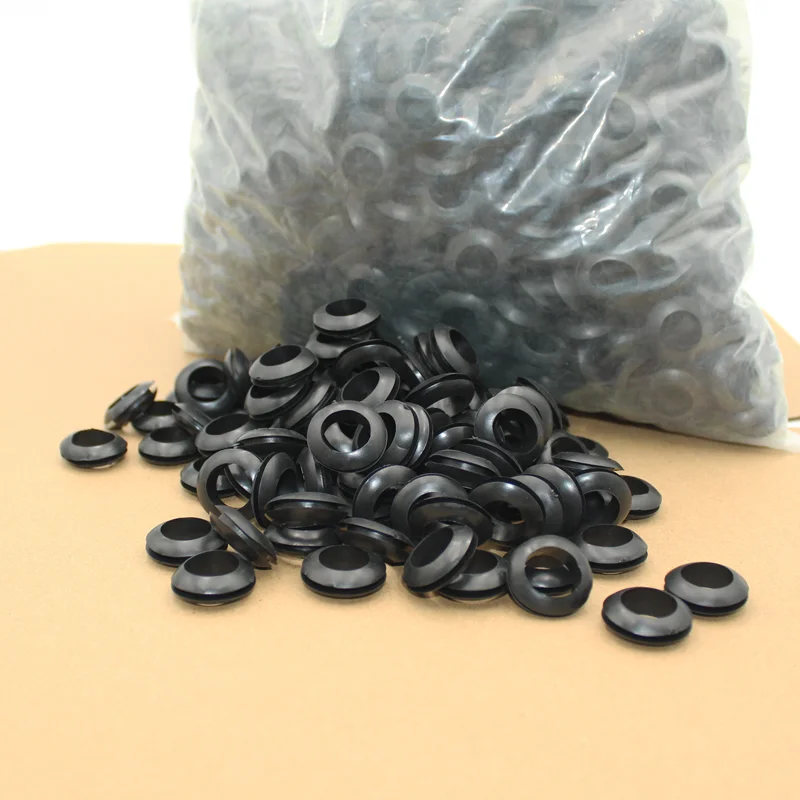 Arandela de goma de doble cara, anillo de sellado de aceite, no tóxico, junta de goma sin olor, protege el alambre - imagen 2