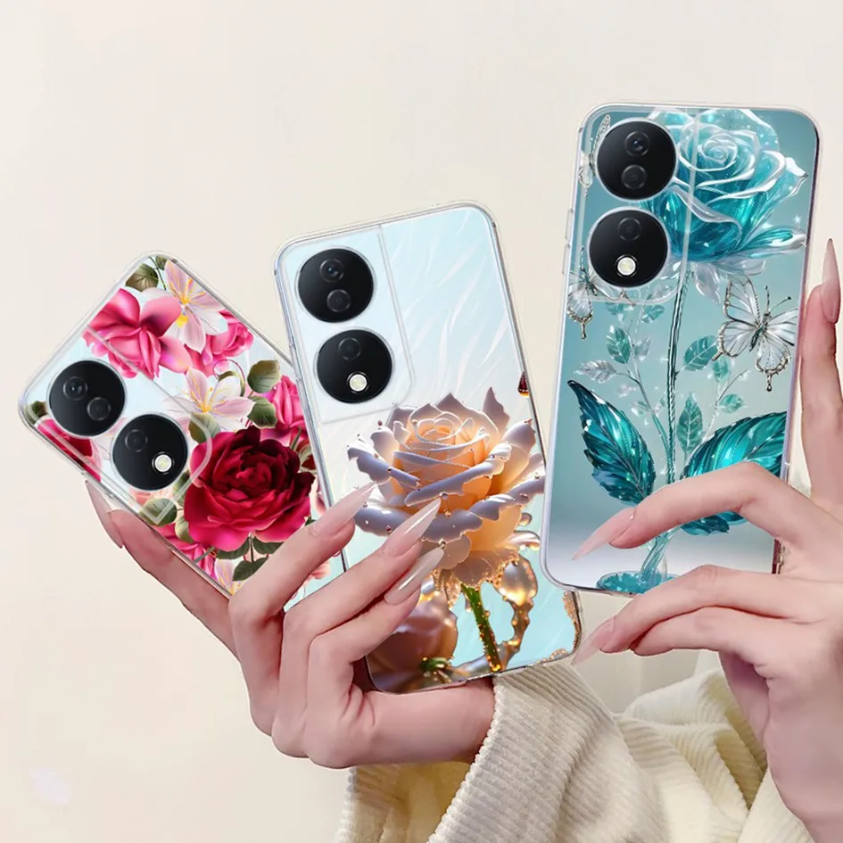 Para Honor X7b X7a X7 funda Popular dragón mariposa parachoques suave Fundas de silicona contraportada para HonorX7a HonorX7b X 7 Hoesje - imagen 4