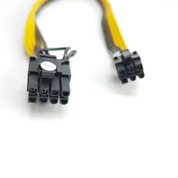 Cable Adaptador 6-8 Pines para Tarjeta Gráfica GPU – 50cm 16AWG