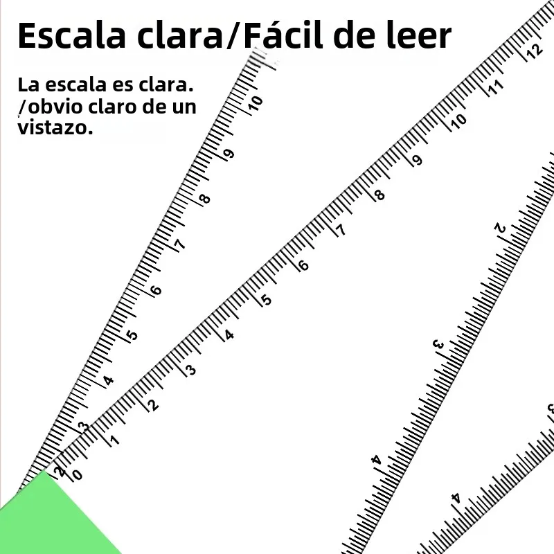 LUXIANZI-hoja de lupa ultrafina 10X con lente de Fresnel de escala, lente de PVC, tamaño de bolsillo, lupa de lectura portátil - imagen 5