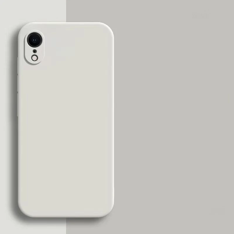 Funda de silicona líquida cuadrada de lujo para iPhone XR, funda protectora para iPhone XS Max, funda protectora para cámara de iphone X R XS Max - imagen 5