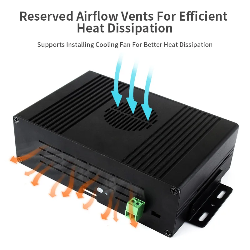 Kit de Mini ordenador todo en uno para Raspberry Pi 5, caja de módulo de puertos PCIe a 4-Ch USB3.2 Gen1, caja de aleación de aluminio para RPi 5 - imagen 2