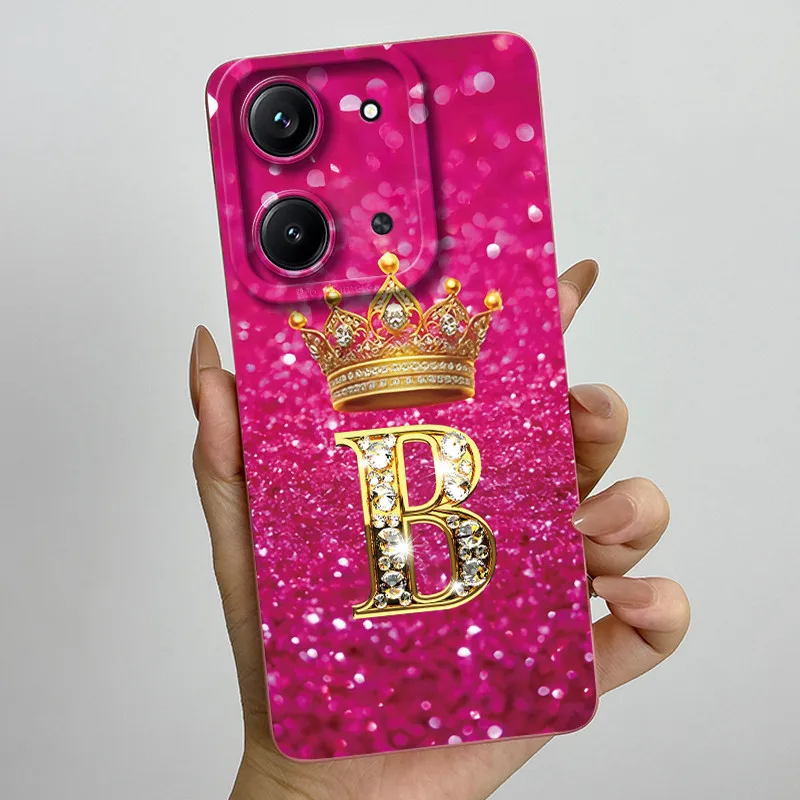 Para Xiaomi Redmi 15C funda Redmi15C corona letra silicona suave fundas de teléfono para Redmi 15 C Poco C85 PocoC85 protección contraportada - imagen 3