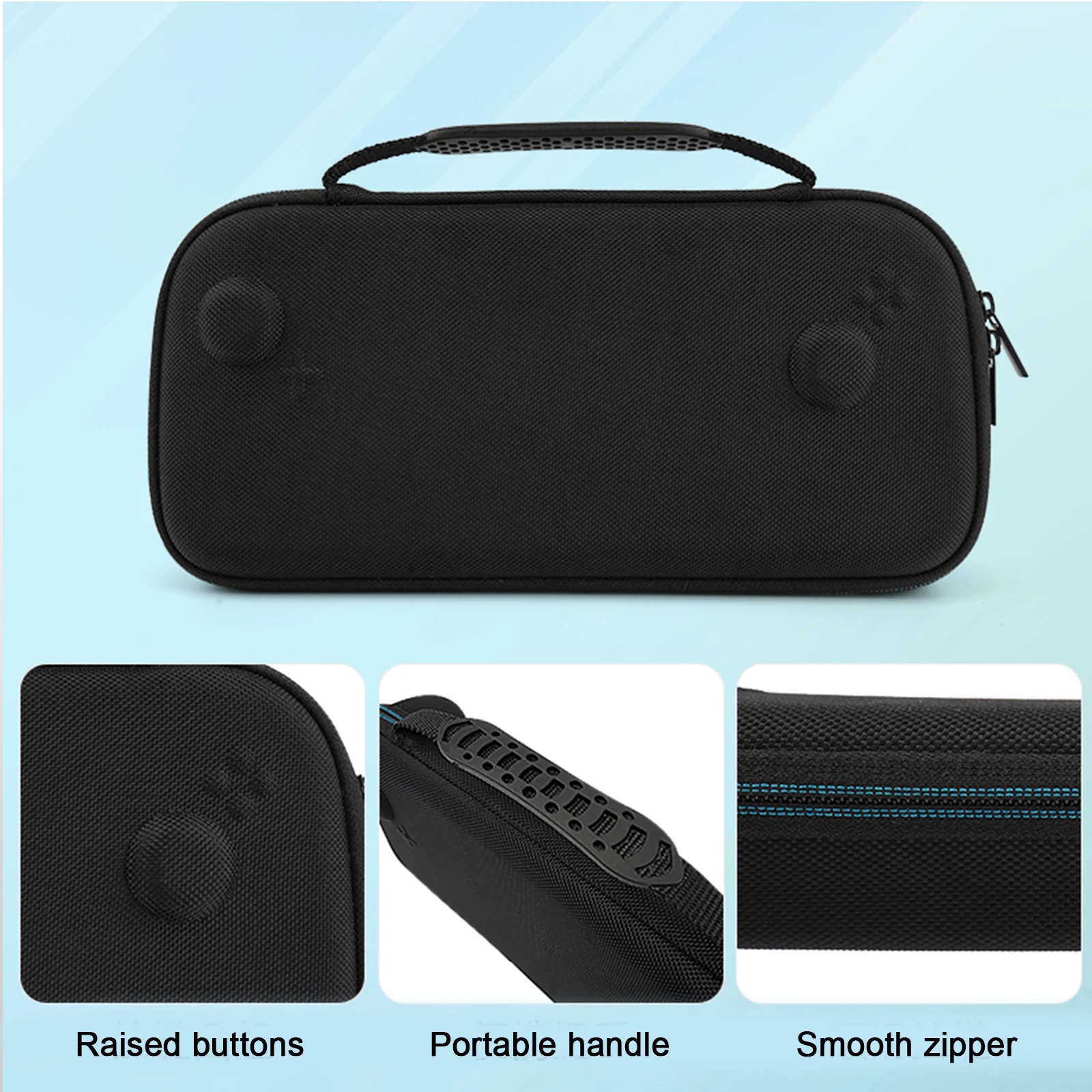 Bolsa de almacenamiento para consola de juegos ROG Xbox AllyX, funda protectora de transporte, estuche de almacenamiento de viaje portátil impermeable - imagen 5