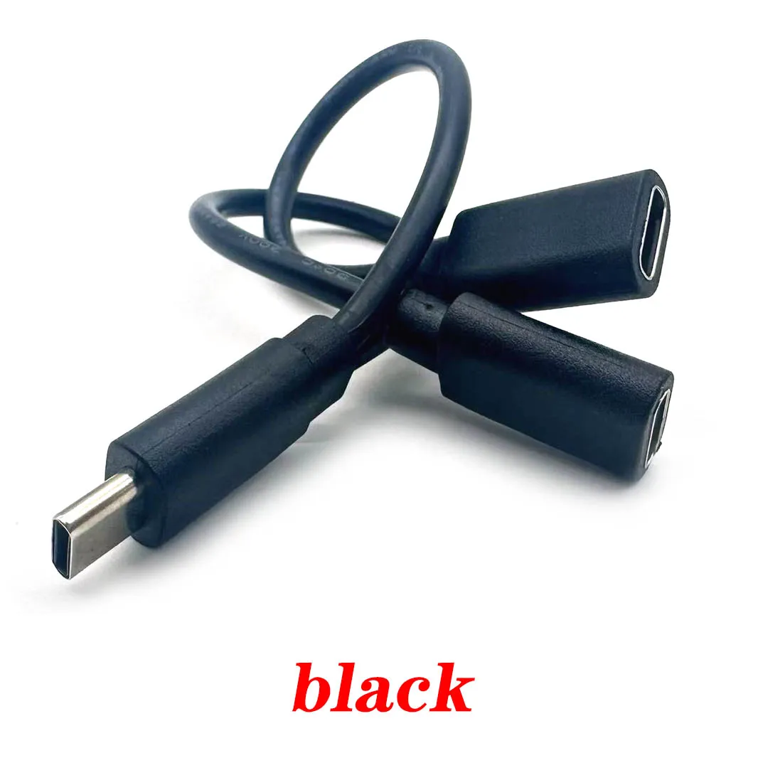 20 piezas 2 en 1 Cable USB C 0,2 M 5A USB-C a puerto de carga tipo C para Cable de carga de teléfono móvil tipo C Universal multifunción - imagen 2