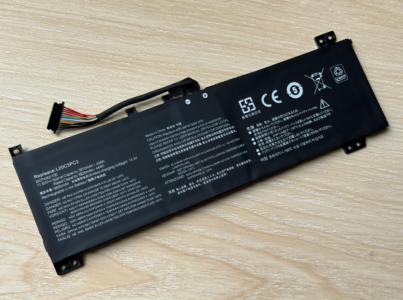 L20M3PC2 L20C3PC2 batería del ordenador portátil para Lenovo ideapad Gaming 3 15ACH6 15IHU6 82K1 82K2 L20L3PC2 L20D3PC2 11,52 V 45WH