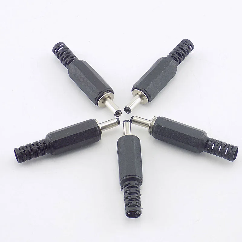 5 unids/lote Dc macho enchufe de alimentación Jack 1,35mm X 3,5mm adaptador 3,5*1,35 3,5*1,35 conector para ordenador portátil toma de corriente enchufe DIY - imagen 3