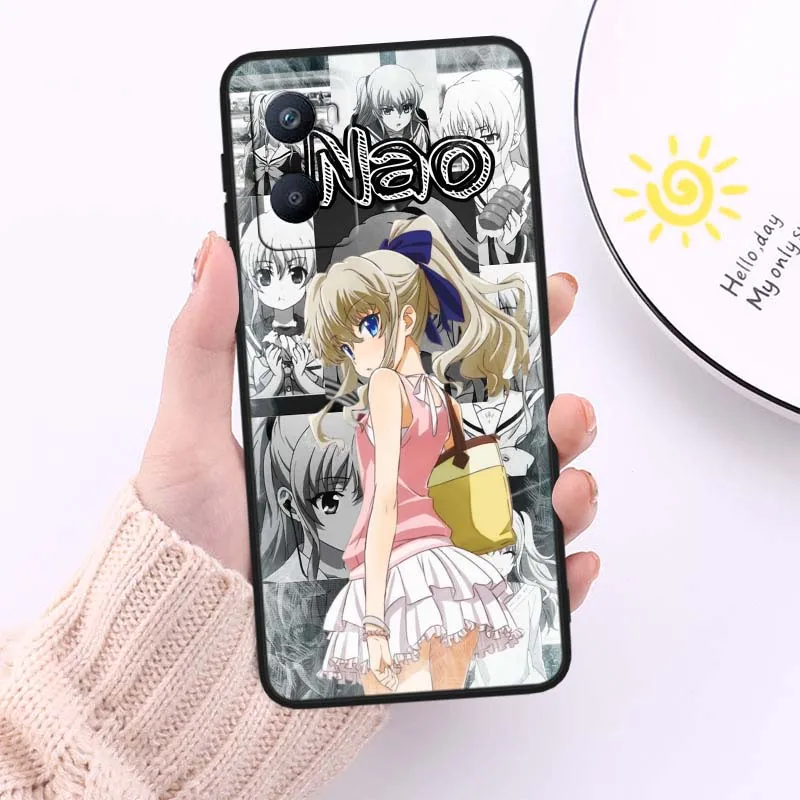 ANIME Nao Tomori para OPPO Reno 12 11 F 10 8 7 6 5 4 Z T Lite Plus Pro 4G 5G funda negra para teléfono - imagen 4
