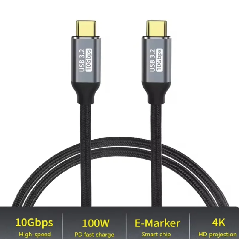 PD100W Cable de extensión USB C macho a hembra USB3.1 10Gbps tipo C Cable extensor Thunderbolt 3 para Nintendo Switch MacBook - imagen 3