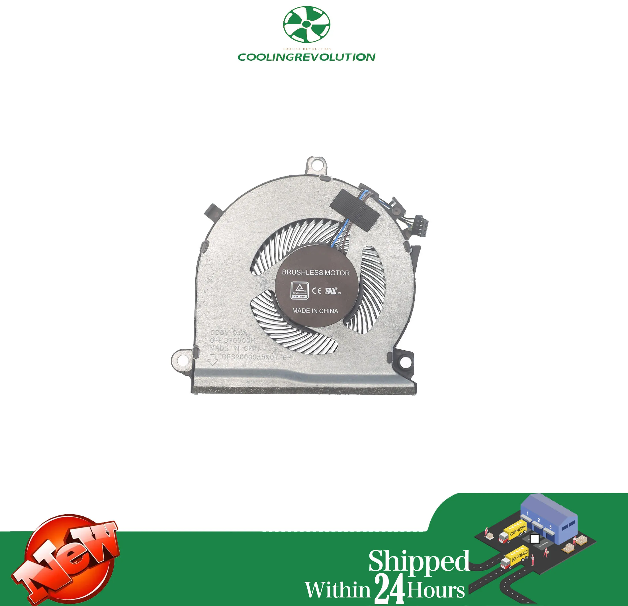 Ventilador de refrigeración para ordenador portátil, ventilador de refrigeración para CPU DFS2000055K0T DC5V 0.5A 4PIN para HP Pavilion Gaming 5 15-EC 15-EC0016AX 15-EC0075AX L77560-001 - imagen 3