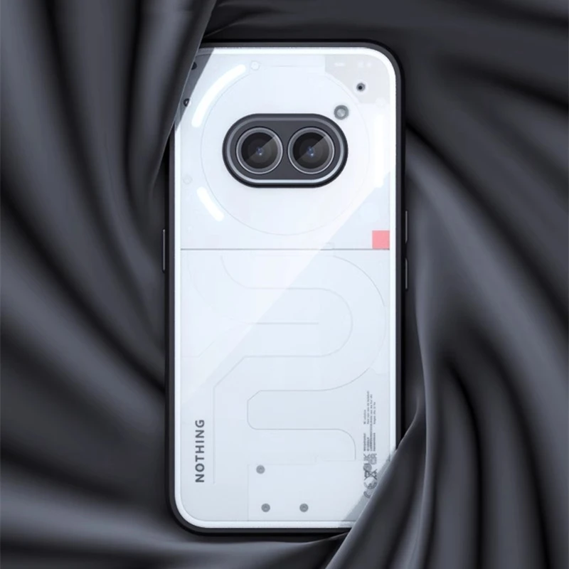 Funda transparente para teléfono, marco de color a prueba de golpes, parachoques, 2A - imagen 2