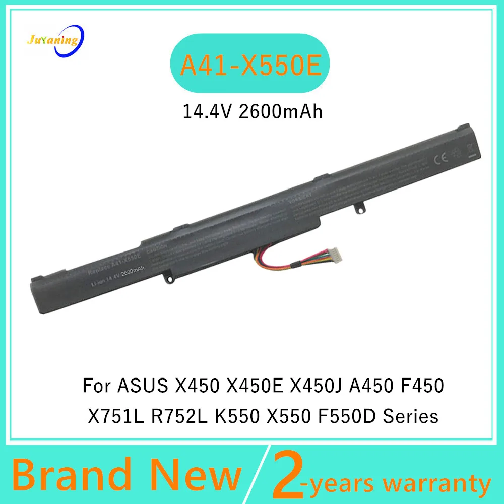 A41-X550E de batería del ordenador portátil para For Asus A450V K550E X750J A550D K751L X751L F450 P750LB X751MA F450C R752L X751MD F450E R752MA X751MJ