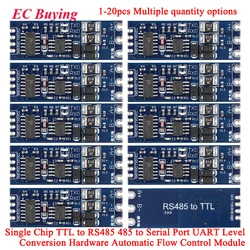Conversor TTL a RS485 con control automático de flujo bidireccional