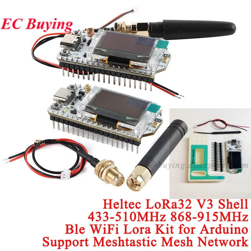 ESP32 SX1262 LoRa 868MHz/915MHz 0,96 pulgadas OLED Wifi BLE ESP32-S3 Lora 32 IOT Placa de desarrollo compatible con red de malla meshtástica - imagen 2