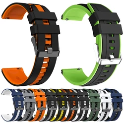 Correa de silicona de 20 a 22mm para Garmin Venu 3 Band Vivoactive 5 6/Forerunner 570 265 165 255/Venu Sq2, accesorio de pulsera de repuesto