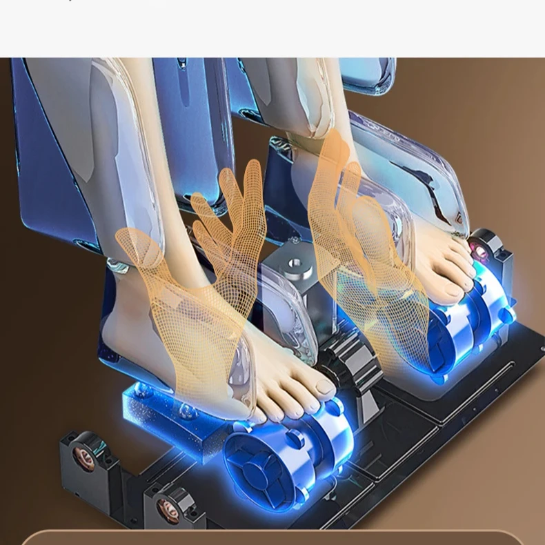 Silla De Masaje GUOHENG nueva Silla De Masaje De carga inalámbrica AI Control De voz eléctrica gravedad cero SL Track 4D masaje De cuerpo completo - imagen 3