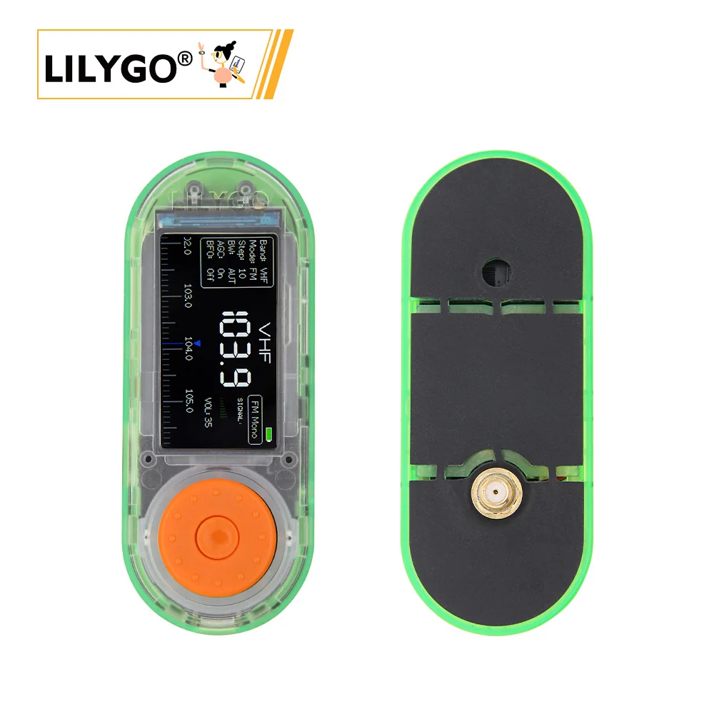 LILYGO ®   Placa de desarrollo de Radio SI4732 ESP32-S3 integrada en T AM/FM/SW/LW DSP codificador rotatorio pantalla TFT micrófono Audio tarjeta TF alimentada por batería