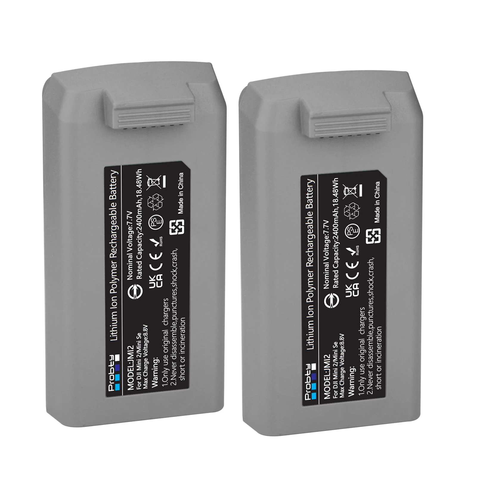 2 Pcs Battery