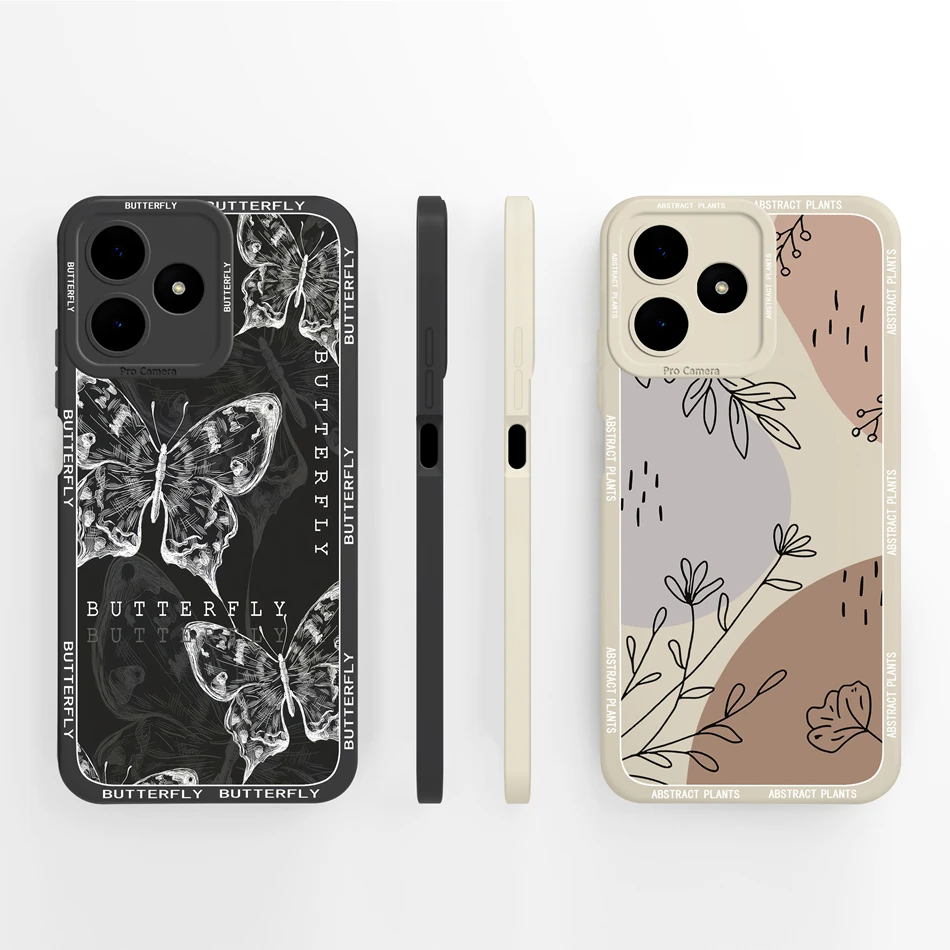 Funda para Realme Note 50 fundas de teléfono con bonito Panda para OPPO Realme Note50 contraportada RMX3834 Funda de silicona líquida suave y lisa - imagen 2