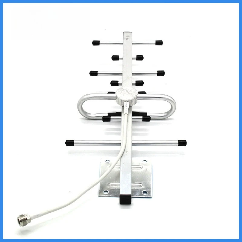 Amplificador de señal Antena Yagi direccional para exteriores, antena Yagi de alta ganancia de banda completa de 8 elementos 698-2700MHz 8-10dBi - imagen 4