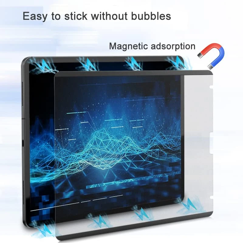 Protector de pantalla magnético Paperfeel para Samsung Galaxy Tab A9+/A9 Plus 11 S9 S8 película protectora de pantalla desmontable y reutilizable - imagen 2