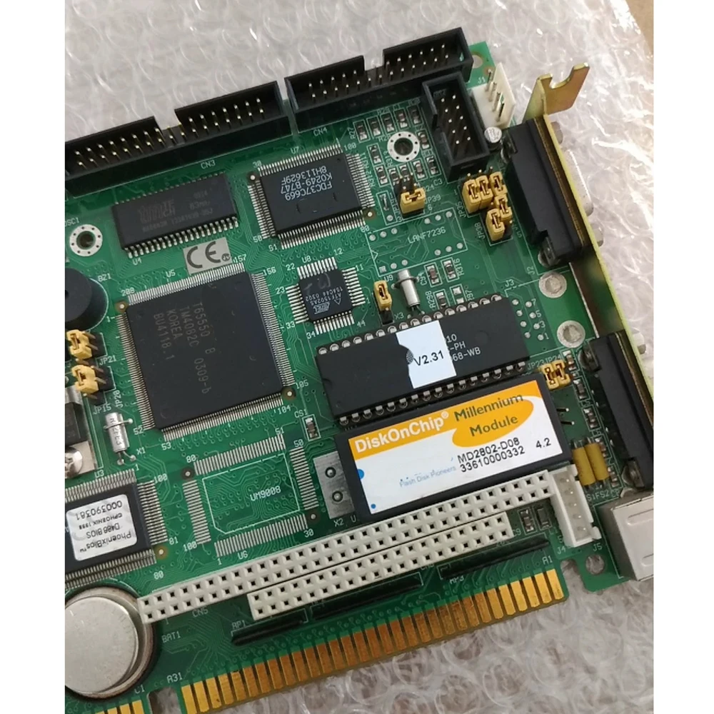 PCA-6145B 486 ISA Placa base de control industrial PCA-6145B/45L REV: C2 - imagen 4