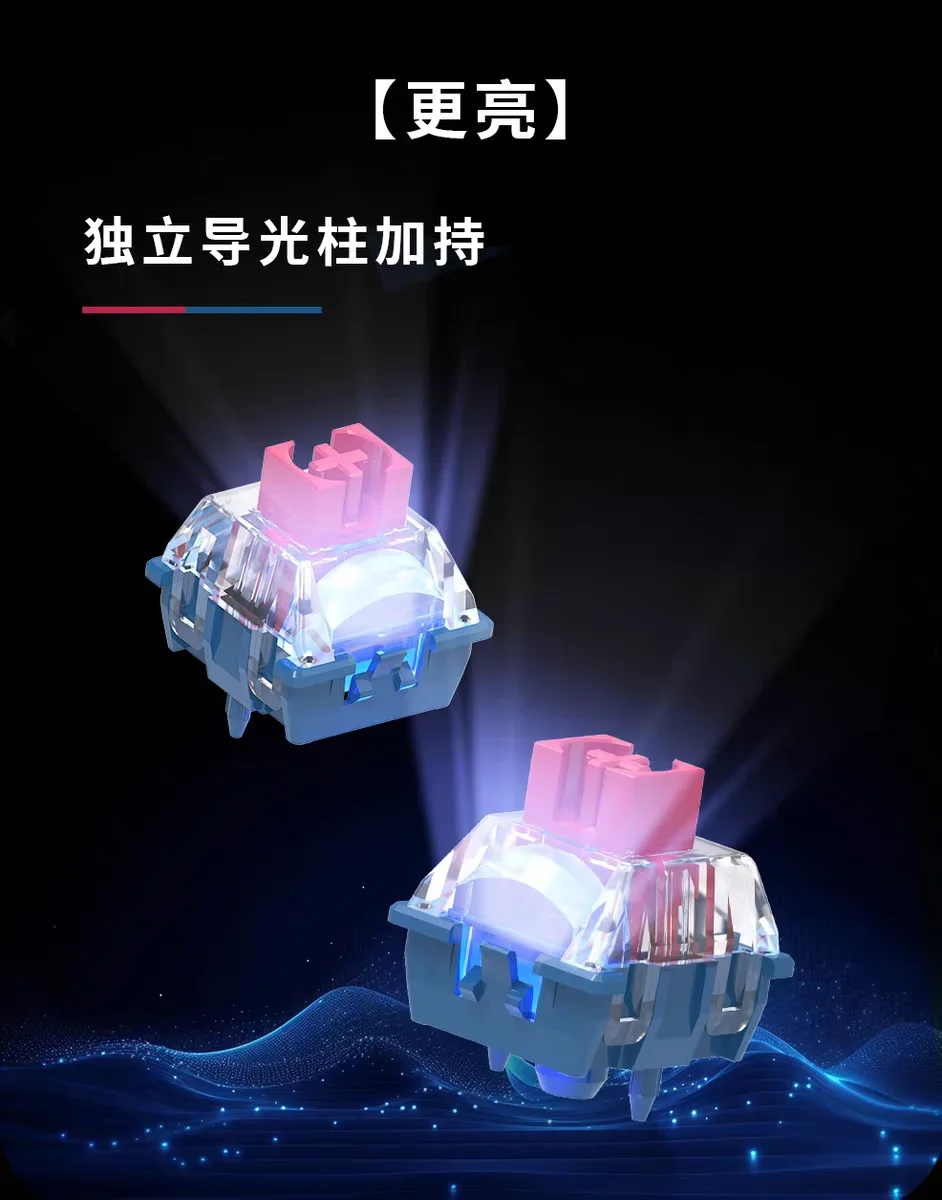 Interruptor magnético TTC, imán de lugar lateral, estructura integrada tipo carril de alta velocidad, adecuada para teclado de interruptor magnético ROG HFK - imagen 3