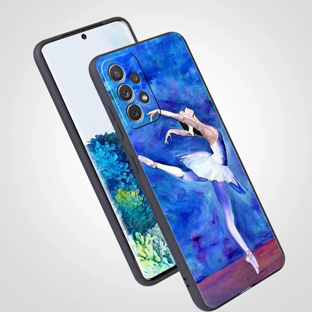 Funda de teléfono color agua gimnasia para Samsung A35 A55 A15 A13 A51 A71 A41 A31 A21S A03S A05 A12 A32 A23 A25 A33 A53 A73 5G - imagen 5