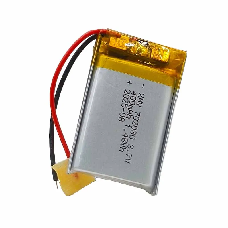 400mAh 3,7 V 702030 batería de polímero de litio para instrumentos de belleza juguetes DIY MP3 GPS PSP DVR Control remoto Drone - imagen 4