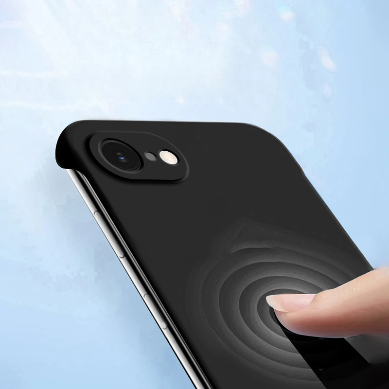 Para iPhone 16E 16 E Ultra delgado duro PC Funda de teléfono sin marco para iPhone SE 4 2025 SE4 5G Funda de teléfono mate sin bordes Funda - imagen 3