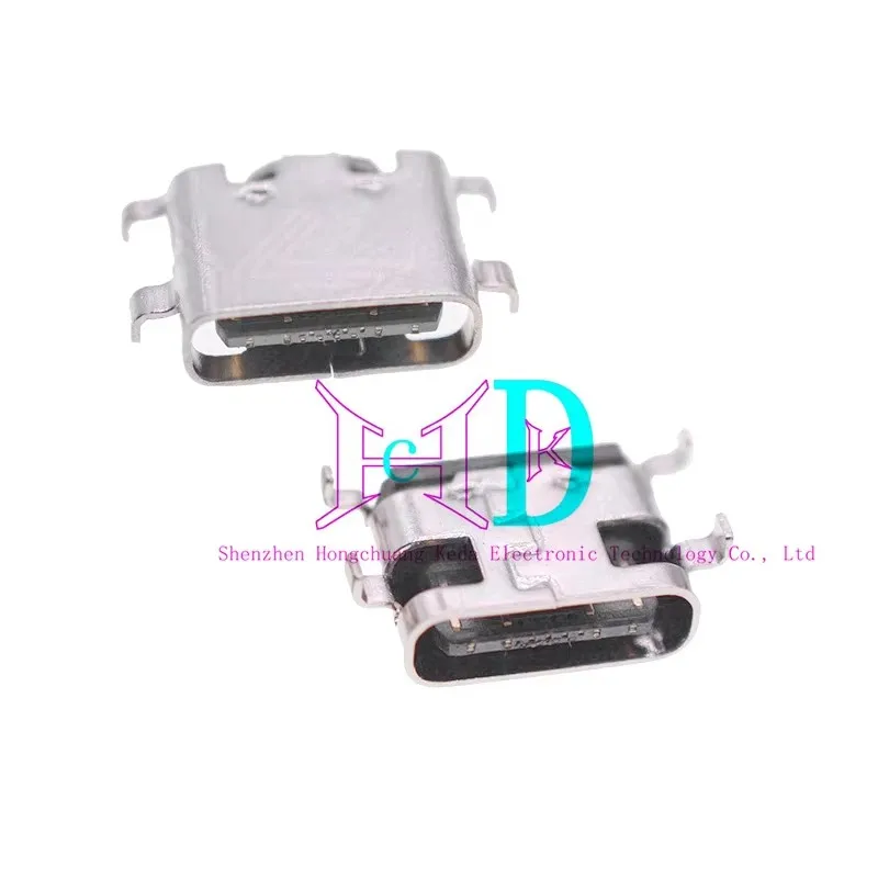 Conector USB tipo C de 16 pines, puerto de carga hembra, conector PCB SMD SMT, enchufe de USB-C DIY, adaptador de reparación DIY, 10 Uds. - imagen 4