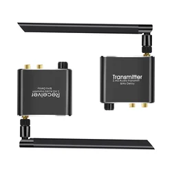 Transmisor y Receptor de Audio Inalámbrico WiFi RCA 3,5 mm