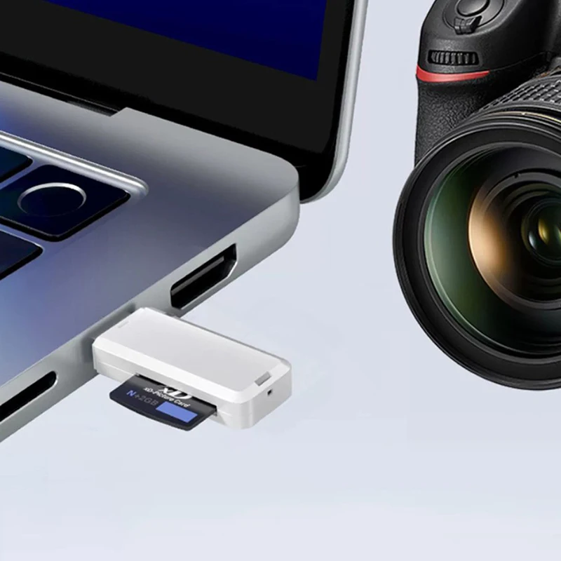 Lector de tarjetas Usb 2,0 de alta velocidad, adaptador de unidad Flash de memoria de un solo puerto XD, accesorios para pc y portátil, 1 unidad - imagen 3