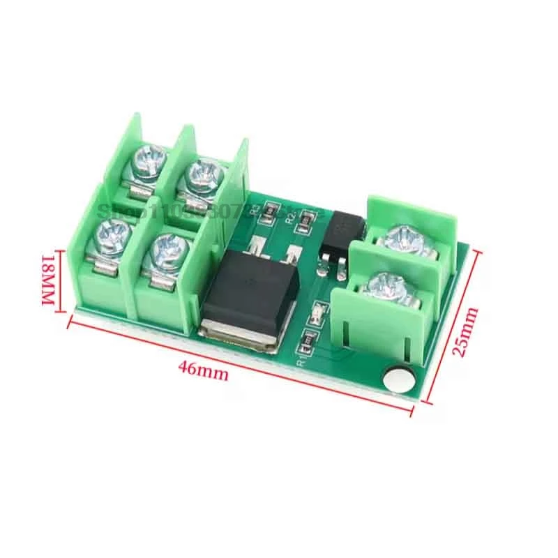 Panel de Control de interruptor de gatillo de pulso electrónico DC 5V-36V controlador de módulo de efecto de campo MOS FET para bomba de Motor LED - imagen 3