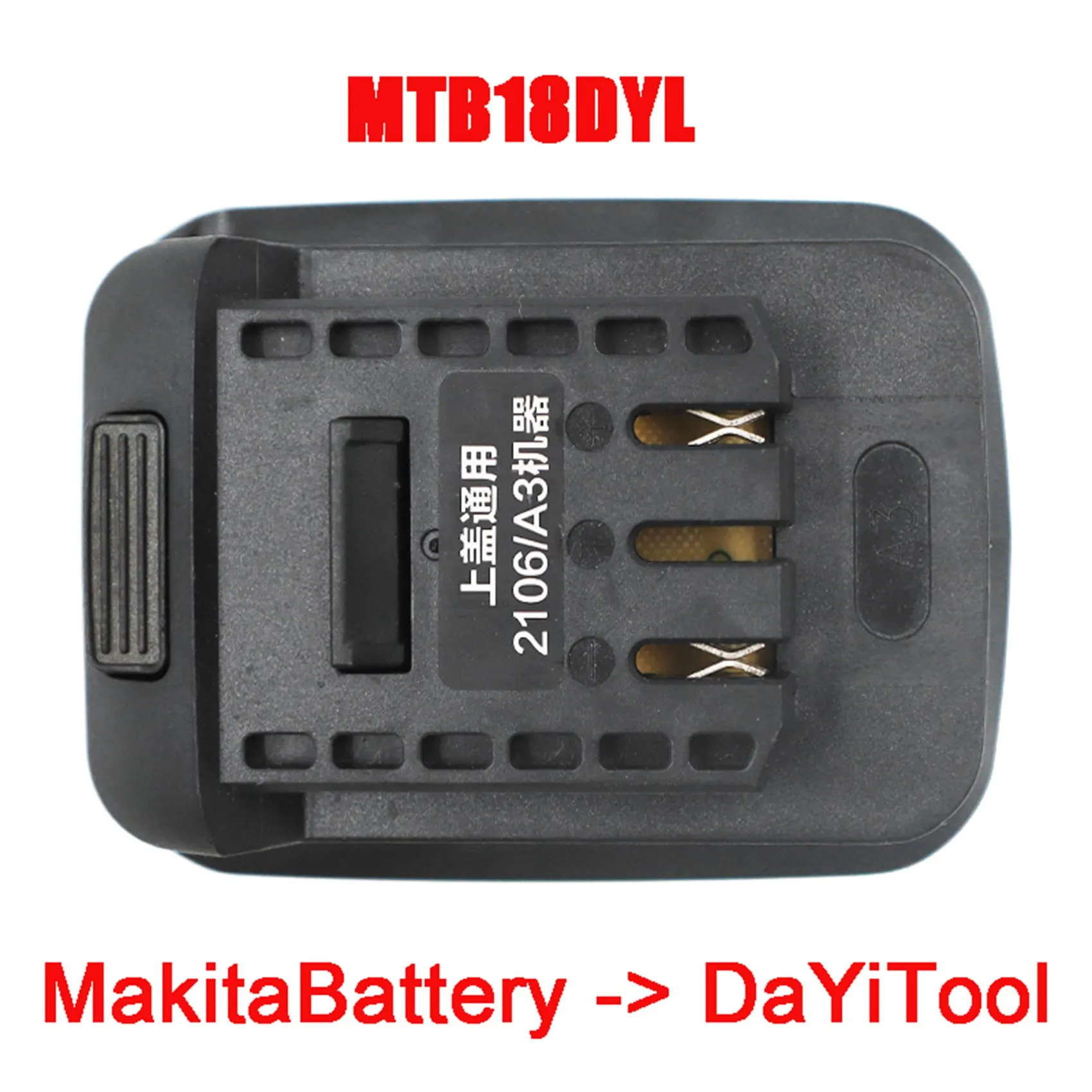 Adaptador MTB18DYL para batería de iones de litio Makita, herramienta eléctrica de litio, 18V, BL1830, HongSong, Lomvum, JiangMi, ZhiPu, DAYI, 21V - imagen 4
