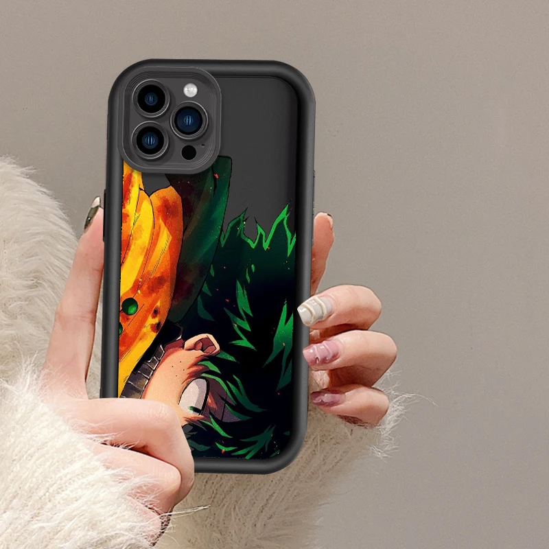 Funda de teléfono suave de Anime Art m-my Hero Academia Eye Ladder para Apple iPhone 15 14 13 12 11 XS XR X Pro Max Plus - imagen 3