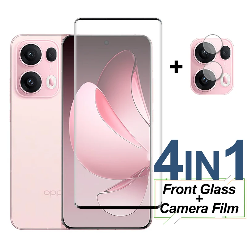 Cubierta completa de vidrio templado para OPPO Reno13 Pro Protector de pantalla película protectora de lente de cámara de teléfono para OPPO Reno13 Pro 5G vidrio