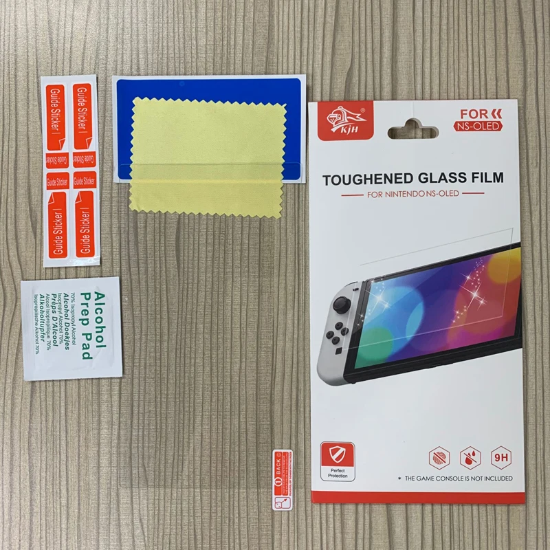 Película protectora de pantalla antiarañazos para Nintendo Switch OLED NS, accesorios de consola de juegos, película protectora de pantalla de vidrio templado - imagen 5