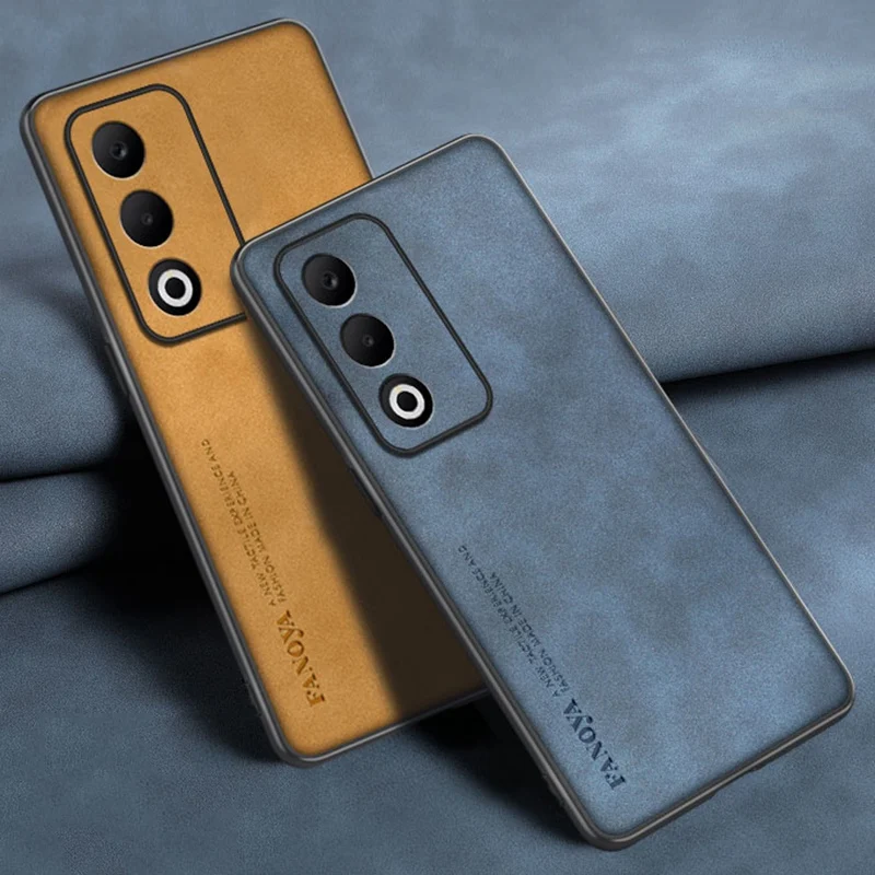 Para OPPO K13X 5G funda de teléfono de cuero PU de lujo para OPPO K13X funda trasera mate TPU silicona a prueba de golpes protección completa Coque - imagen 2