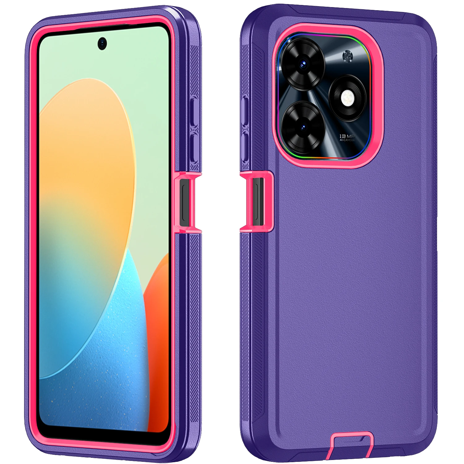 Armor Defender cubierta a prueba de polvo para Tecno Spark Go 2023 8C protección a prueba de golpes funda de teléfono para Tecno Spark Go 2024 Shell