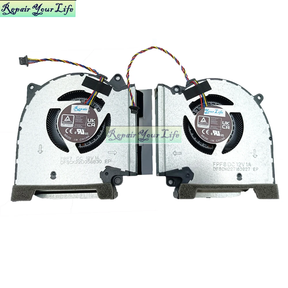 Ventilador de refrigeración GPU para CPU de ordenador portátil, radiador enfriador para ASUS ROG G533ZW G533ZM G533ZX G533ZS Notebook PC 13NR08E0P02011 13NR08E0P01011