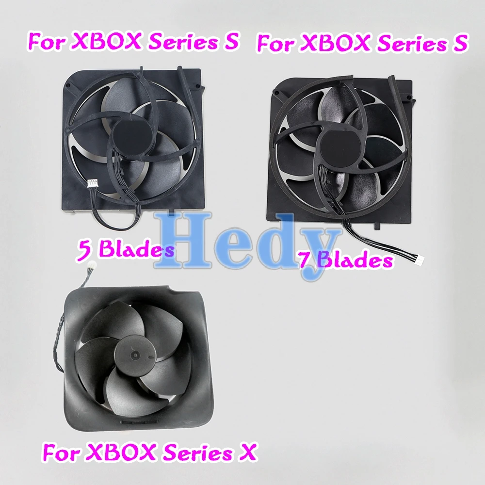 1 Uds Original negro para XBOX Series S ventiladores enfriadores de CPU ventilador enfriador de repuesto conector de 5 aspas ventilador de refrigeración para XBOXSeries X