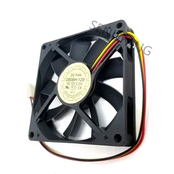 Ventilador 80 x 80 x 15 mm de 12 V y 3 pines