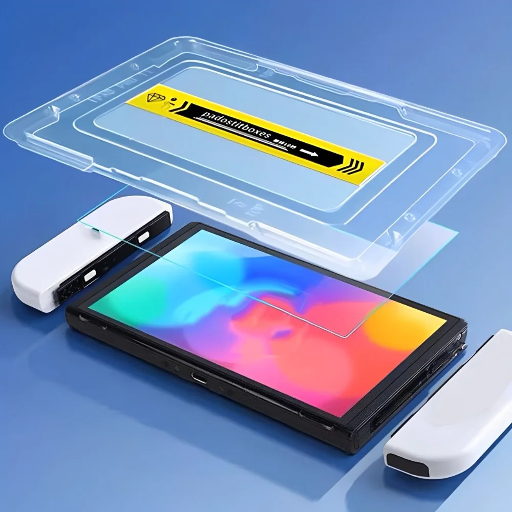 Para Nintendo Switch 2 Protector de pantalla de fácil instalación películas antiarañazos de vidrio templado para Switch 2 Protector de consola de juegos - imagen 4